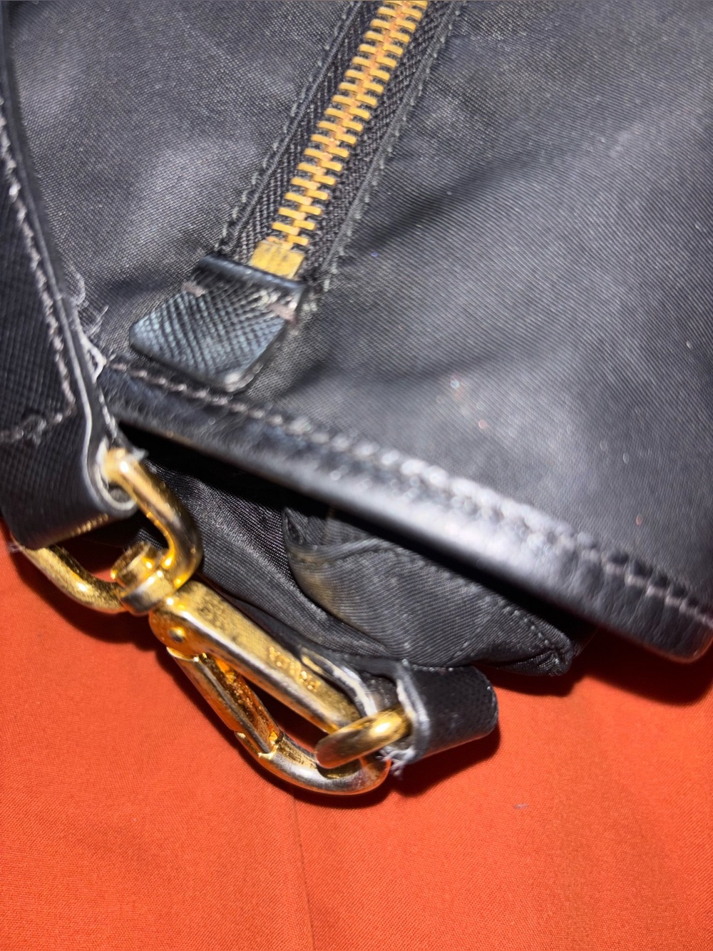 Authentic Vintage Prada Tessuto
Nylon Messenger Bag Y2K
Crossbody Black - Picture 9 of 10